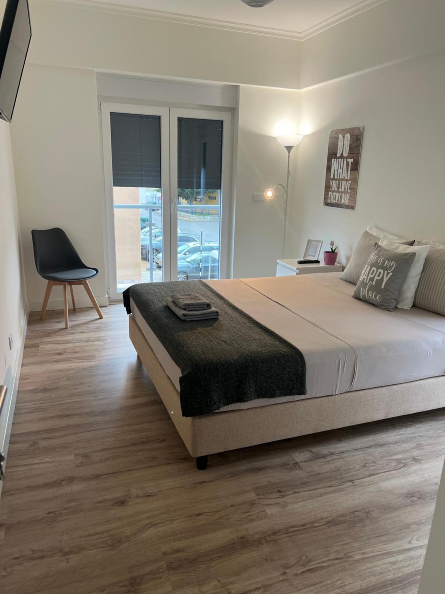 Modern Double Room With Private Balcony Montijo Exterior foto